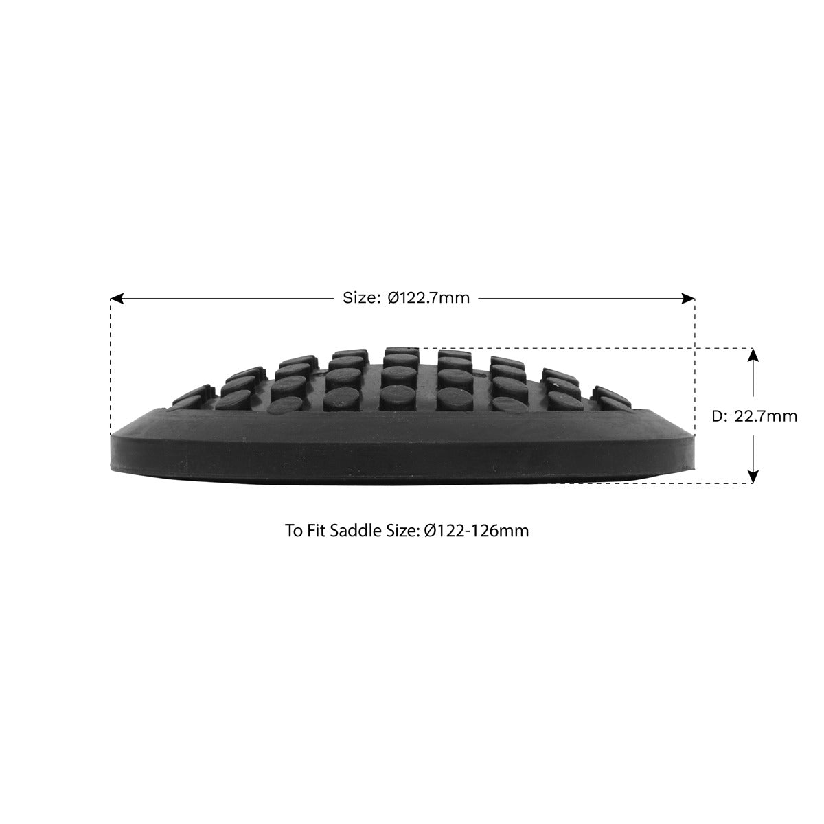 Sealey Safety Rubber Jack Pad - Type C JP05