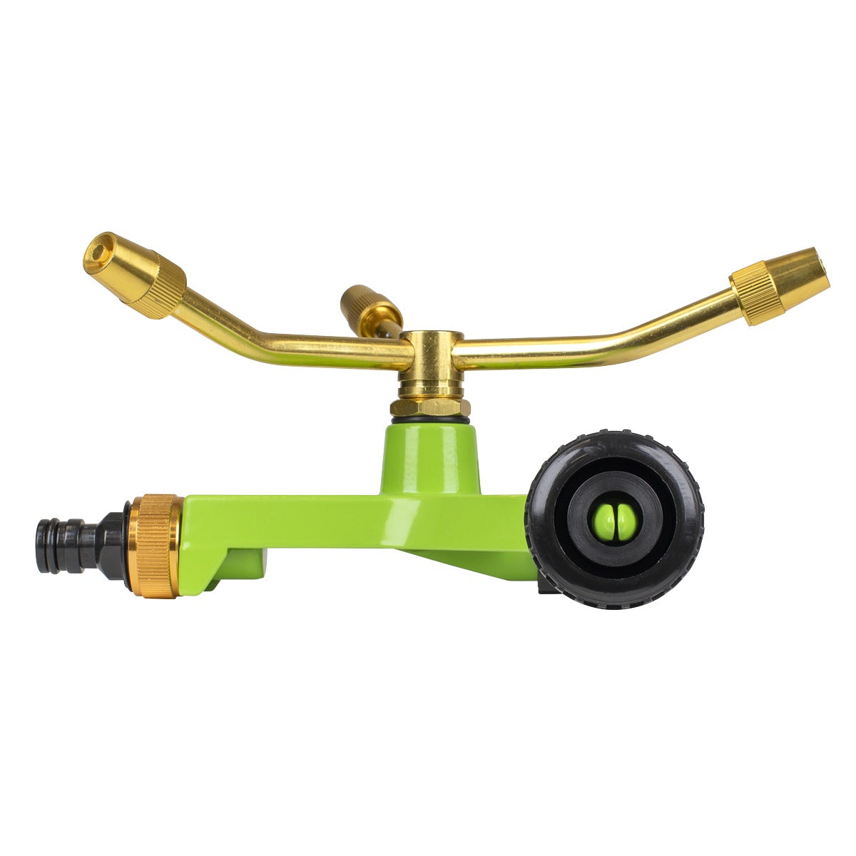 Sealey 3-Arm Brass Sprinkler with Metal Wheeled Base JS2032