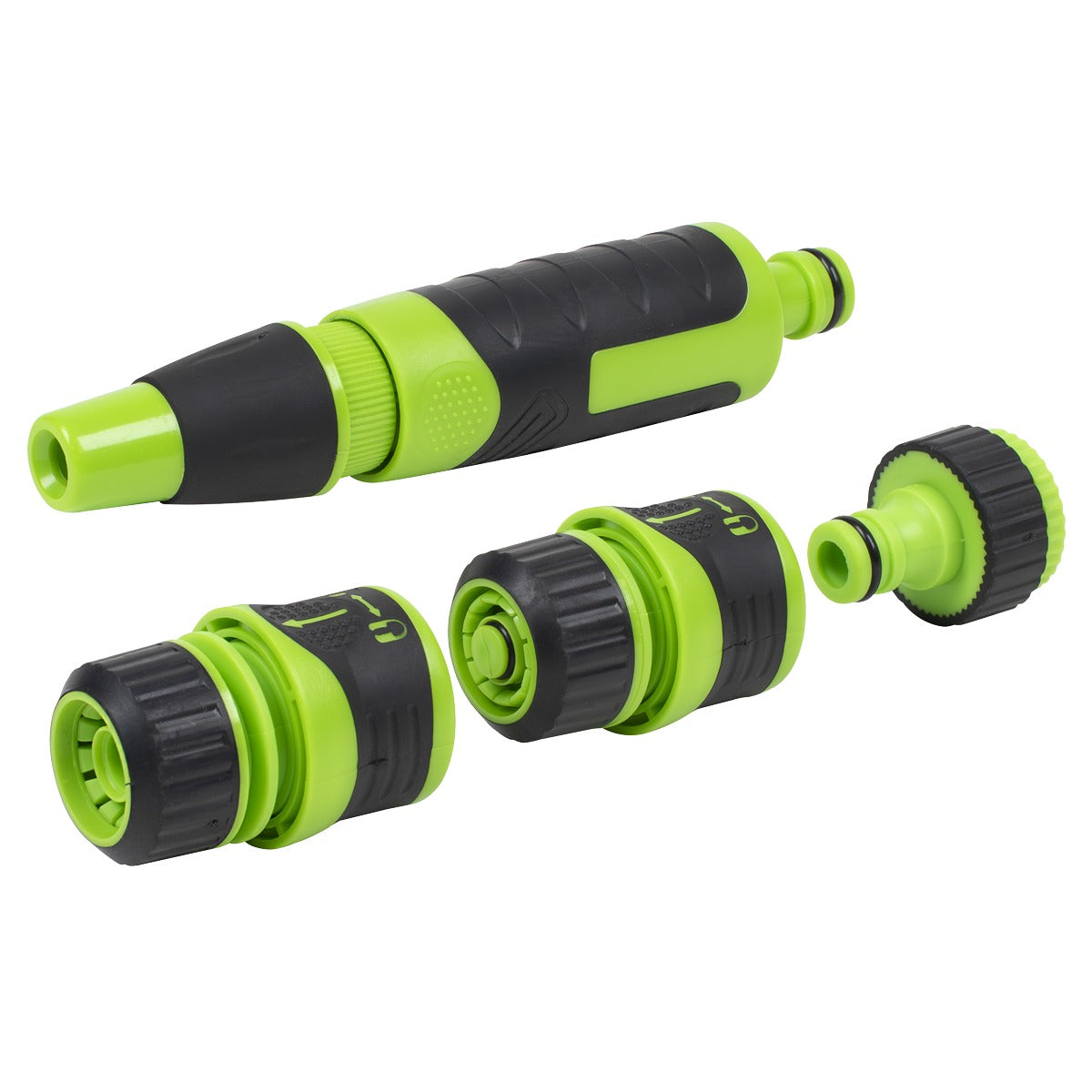 Sealey Deluxe Hose Nozzle & Connector Set 4pc JS9611