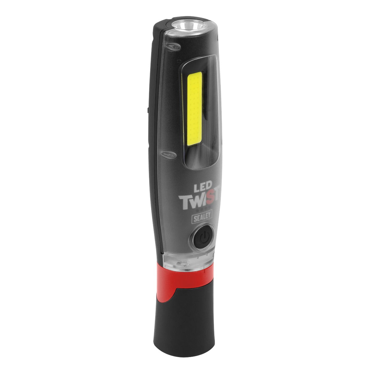 Sealey Rechargeable LED Twist Inspection Light 20W COB & 3W SMD, 3000lm, Magnetic Base & Power Bank LED3001