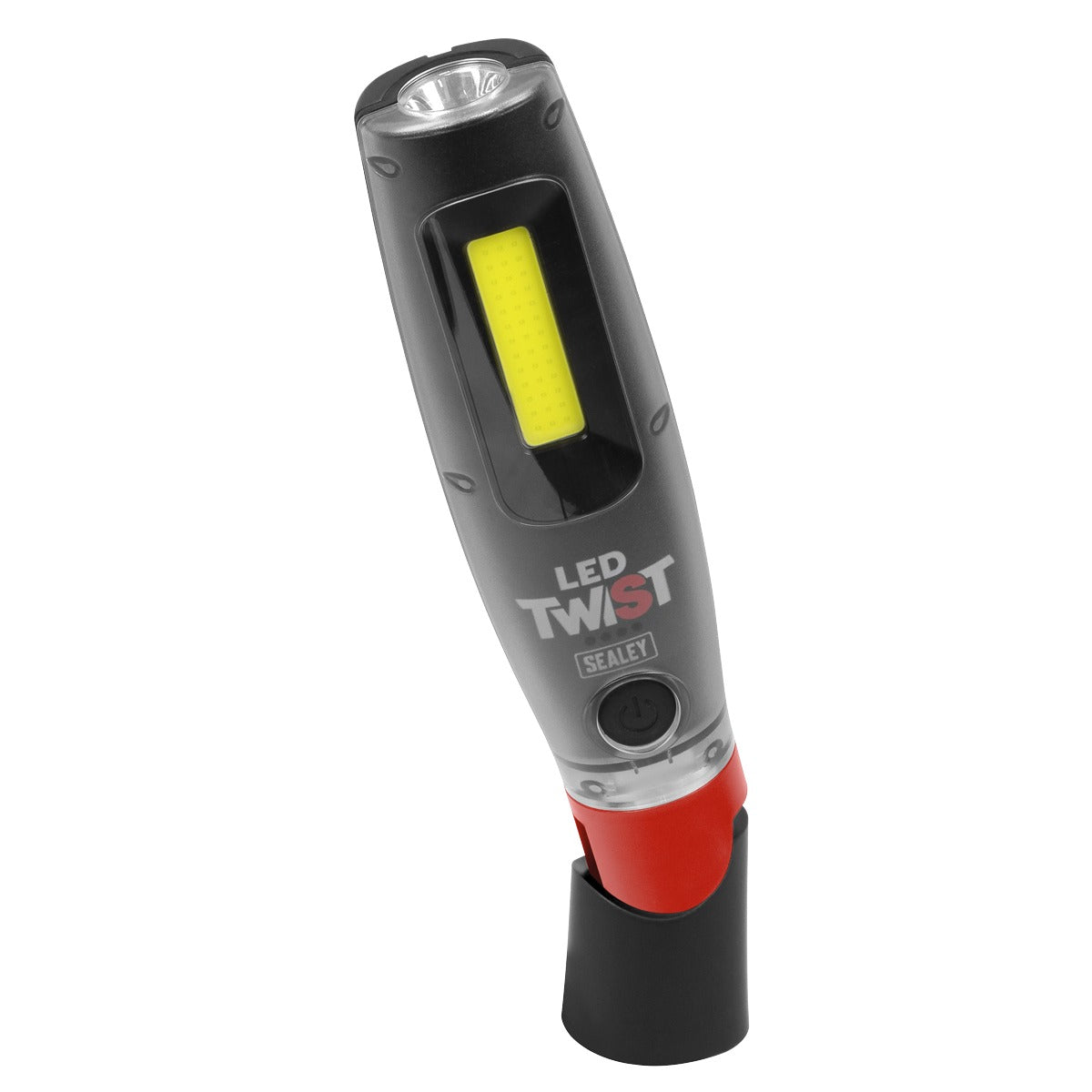 Sealey Rechargeable LED Twist Inspection Light 20W COB & 3W SMD, 3000lm, Magnetic Base & Power Bank LED3001