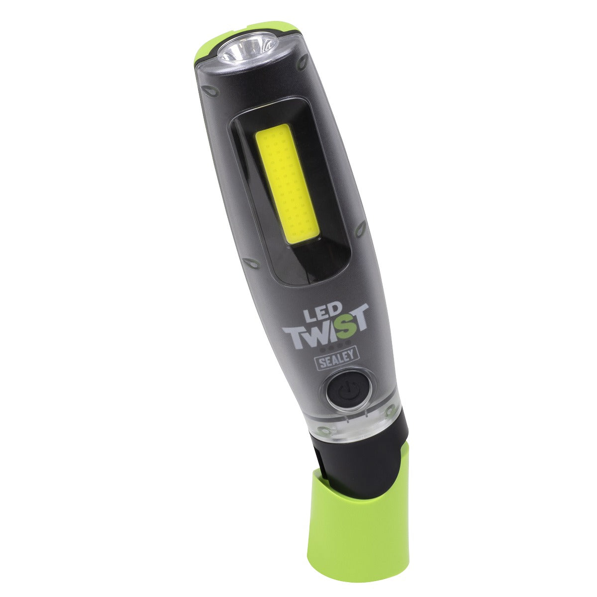 Sealey Rechargeable LED Twist Inspection Light 20W COB + 3W SMD, 3000lm, Magnetic Base & Power Bank LED3001G