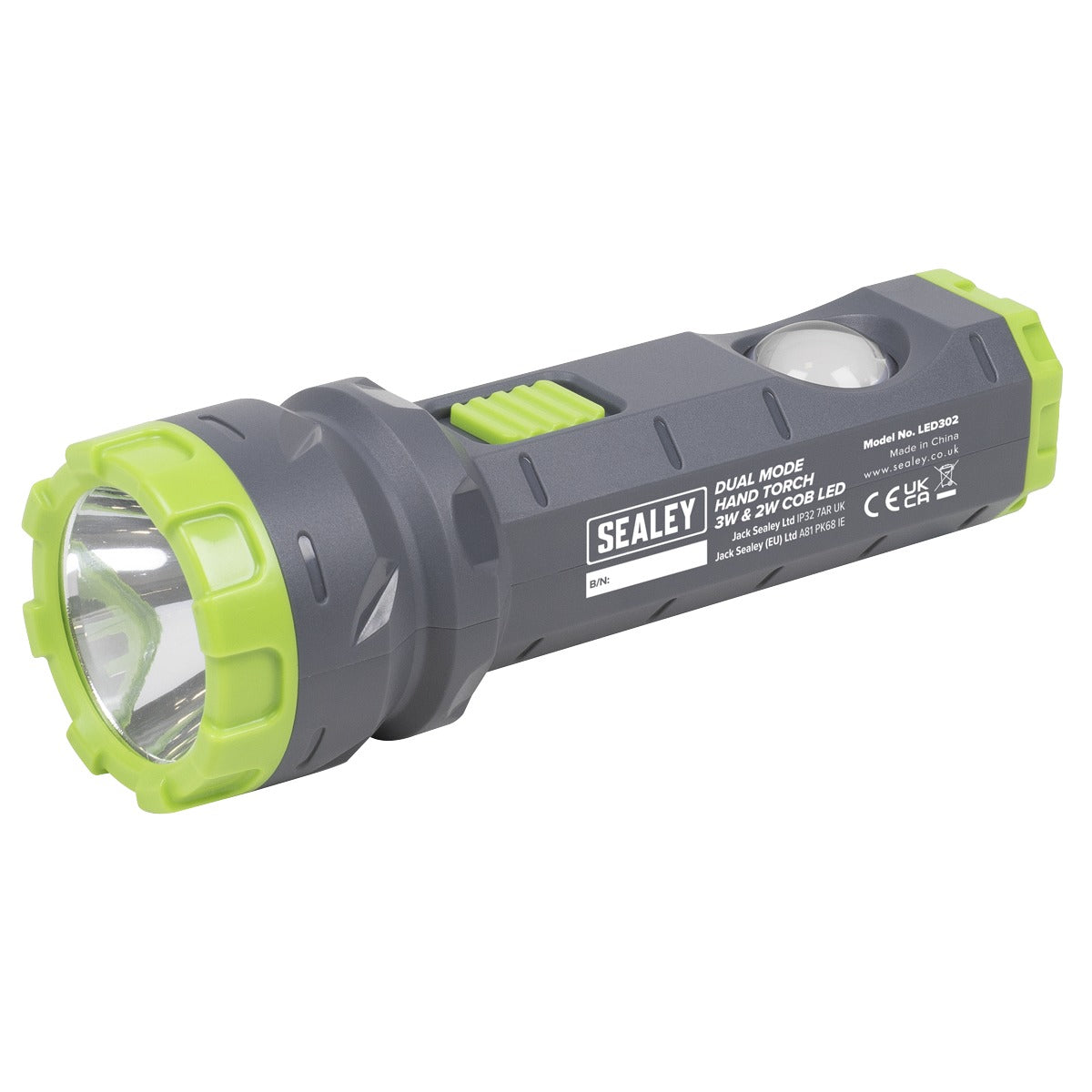 Sealey Dual Mode Hand Torch 3W & 2W COB LED LED302
