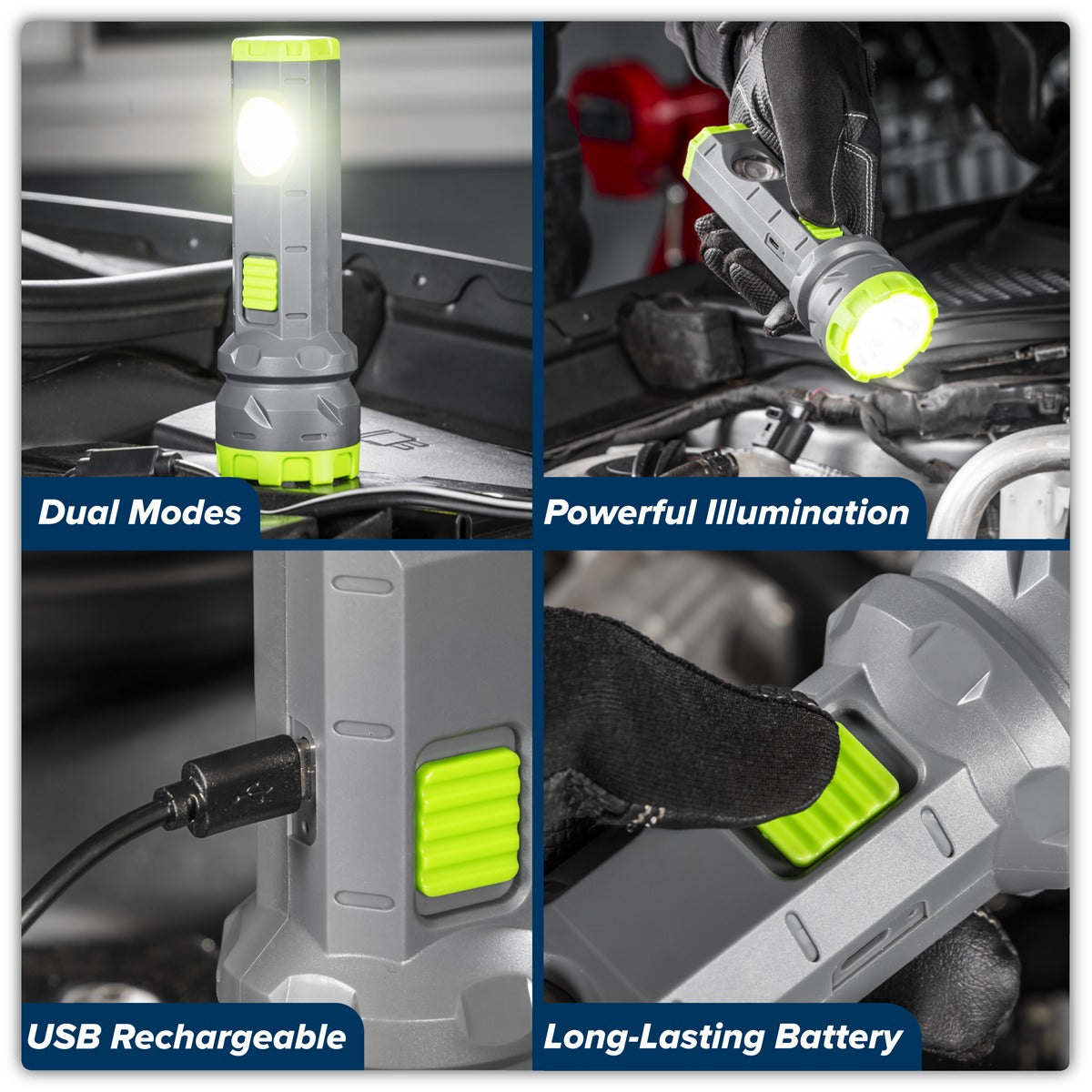 Sealey Dual Mode Hand Torch 3W & 2W COB LED LED302