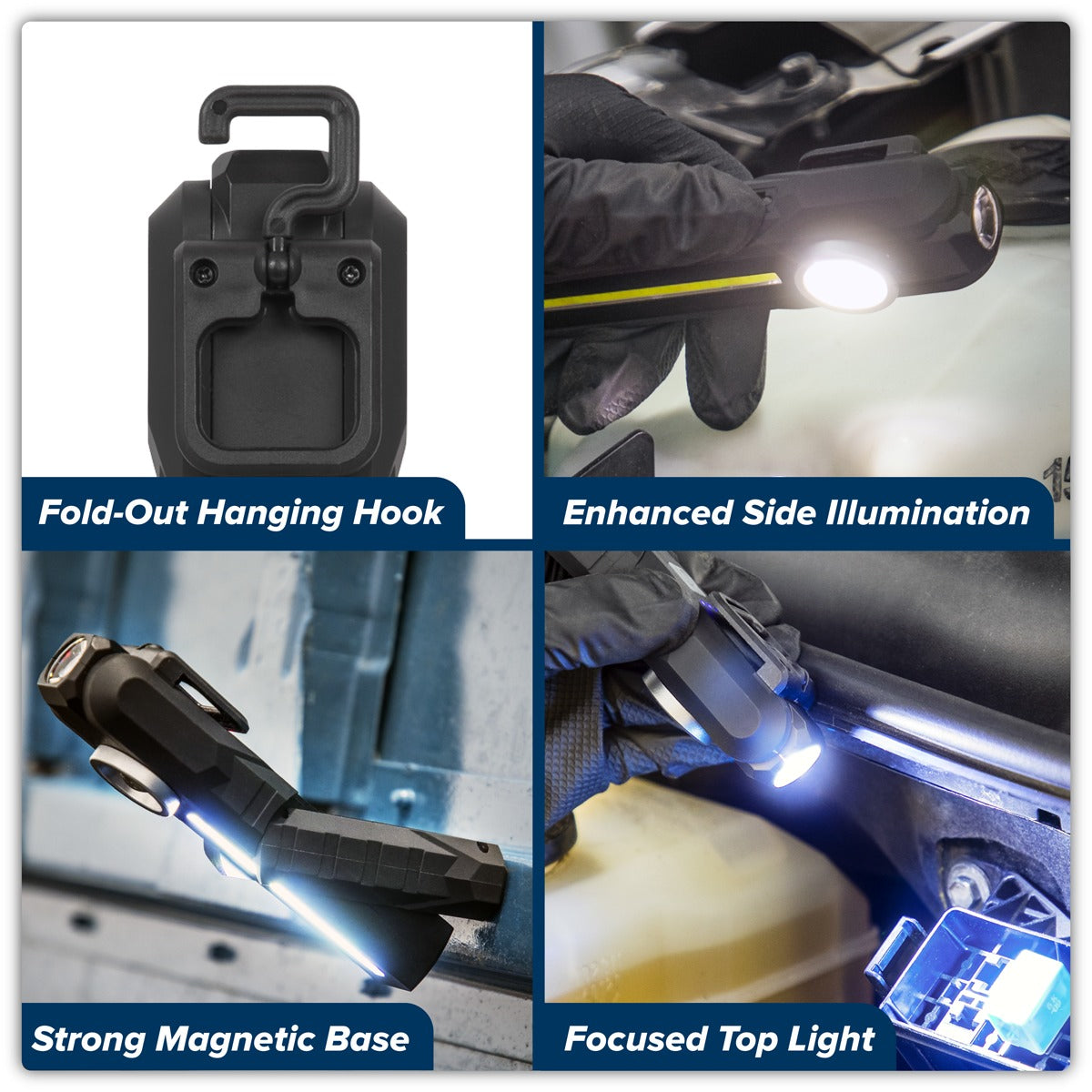 Sealey Rechargeable 3-in-1 Inspection Light 5W COB & 3W SMD LED LED316