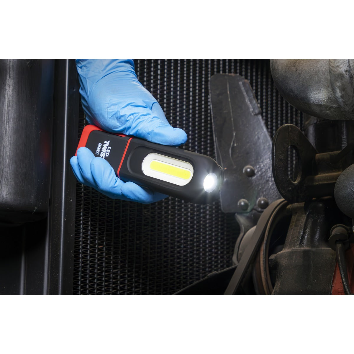 Sealey LED Twist Rechargeable Inspection Light 3W COB & 3W SMD LED LED317