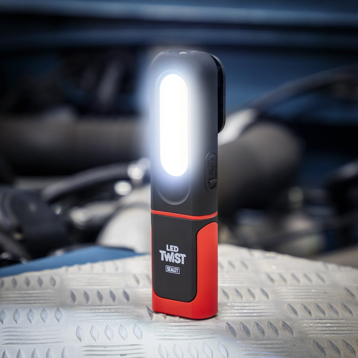 Sealey LED Twist Rechargeable Inspection Light 3W COB & 3W SMD LED LED317