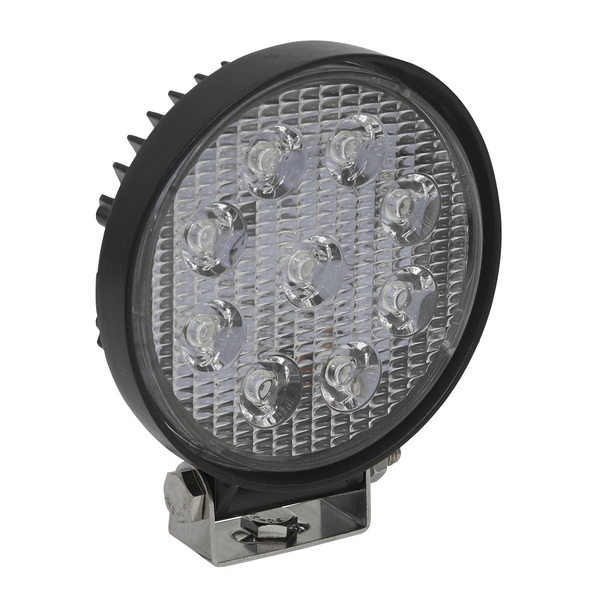 Sealey Round Worklight with Adjustable Bracket 27W SMD LED LED3R