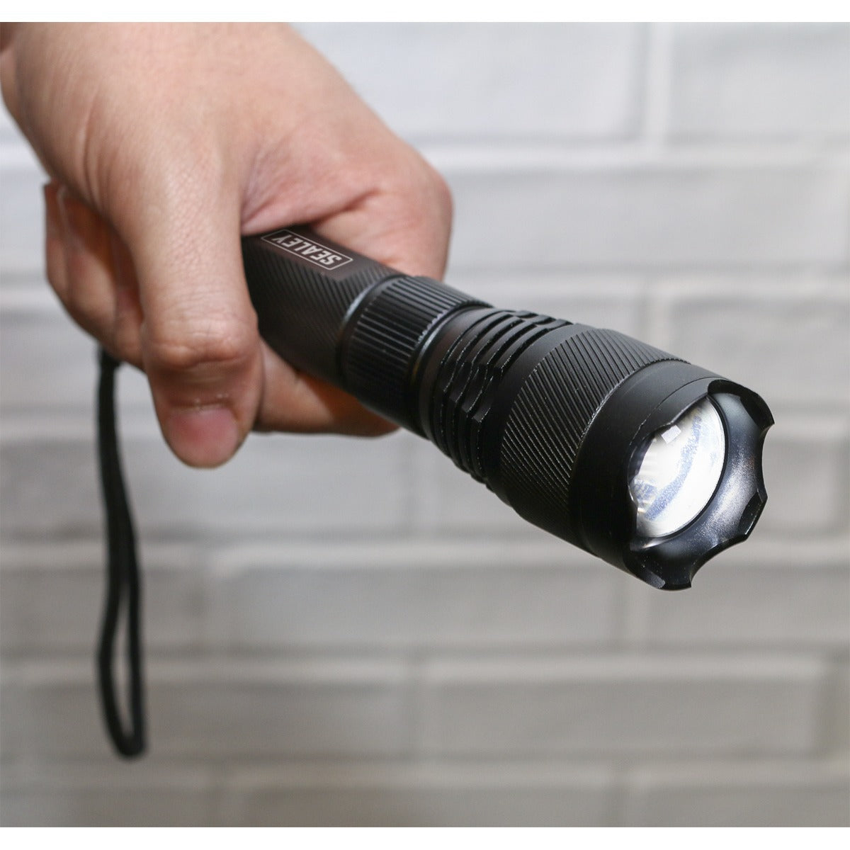 Sealey Rechargeable Aluminium Torch with Adjustable Focus 10W SMD LED LED449
