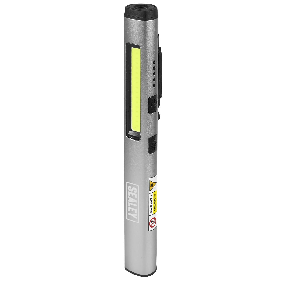 Sealey Rechargeable UV Penlight Torch with Laser Pointer 5W COB & 3W SMD LED LED450UV