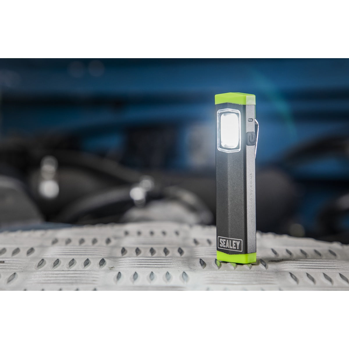 Sealey Rechargeable Mini Super Beam Aluminium Pocket Light 3W COB LED LED500SB