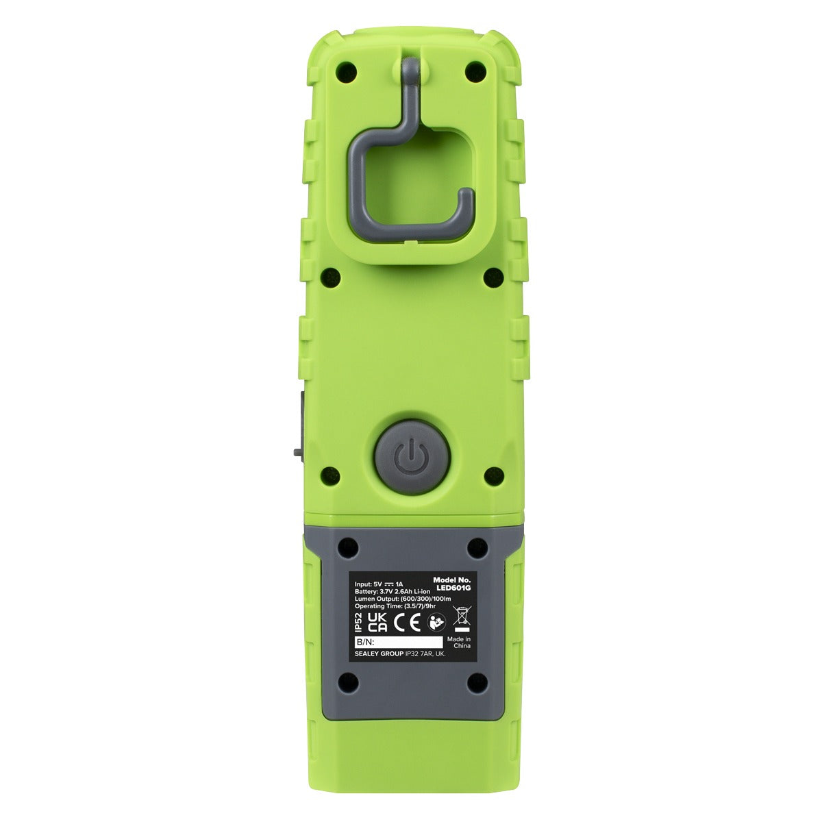 Sealey LED Twist Rechargeable Inspection Light 5W COB & 1W SMD LED601G