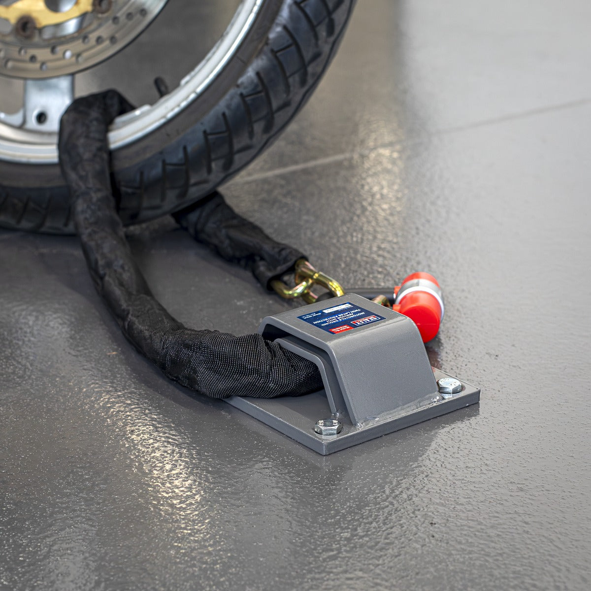 Sealey Motorcycle Ground Anchor with Twin Layer Protection MCGA01D