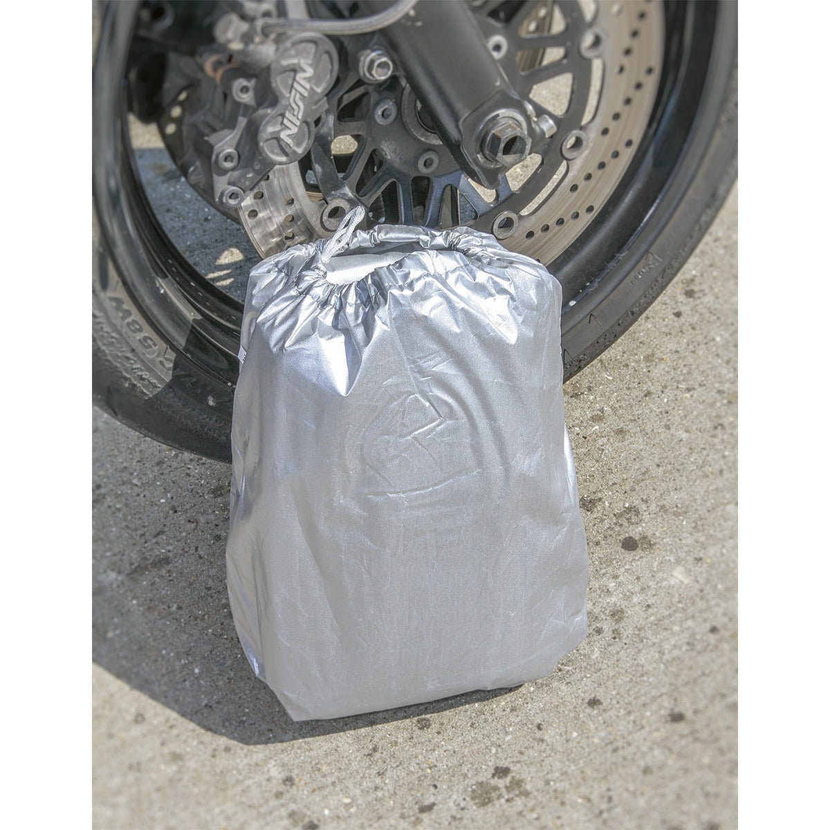 Sealey Motorcycle Cover 2320 x 1000 x 1350mm - Medium MCM