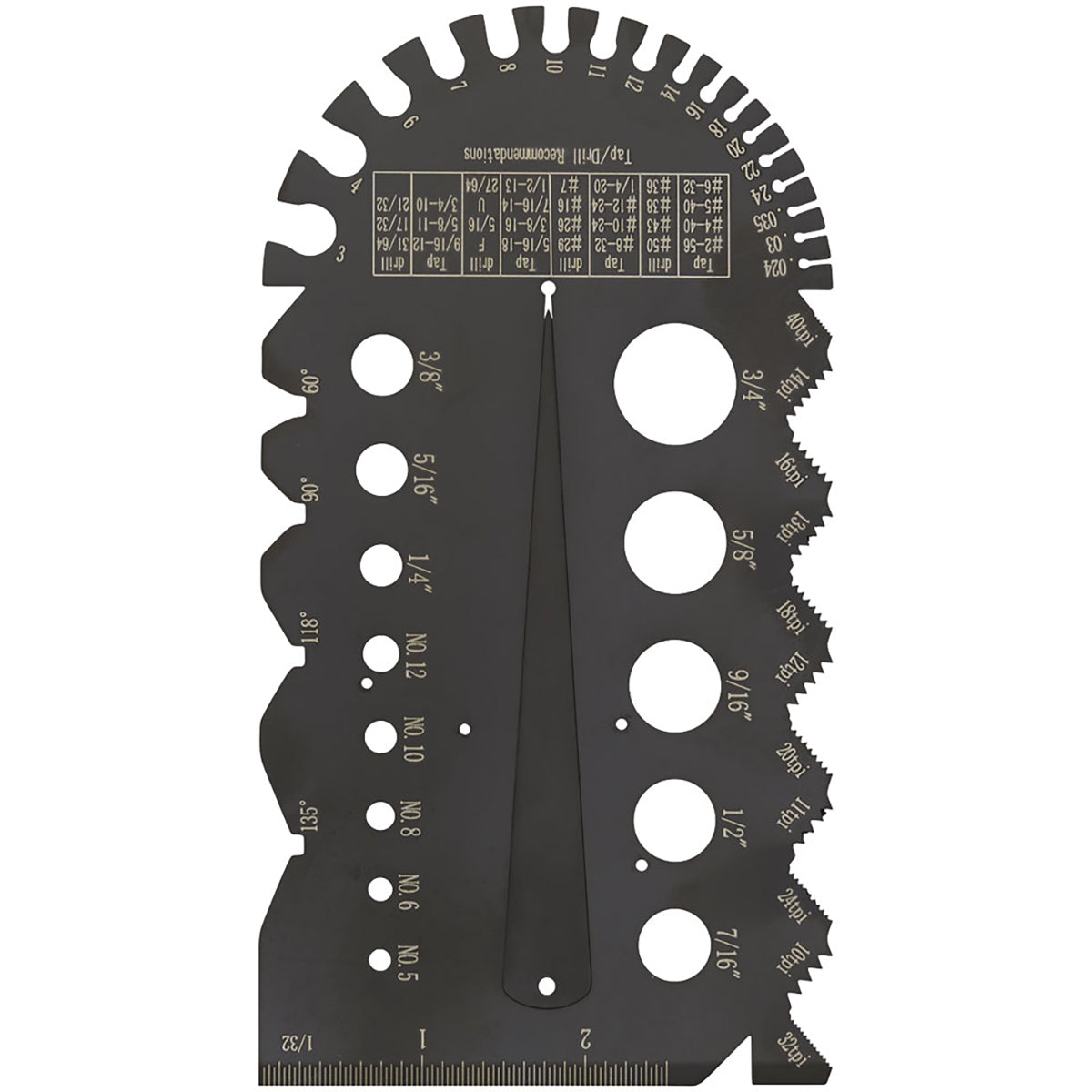 Sealey Imperial Multifunction Gauge MGI1