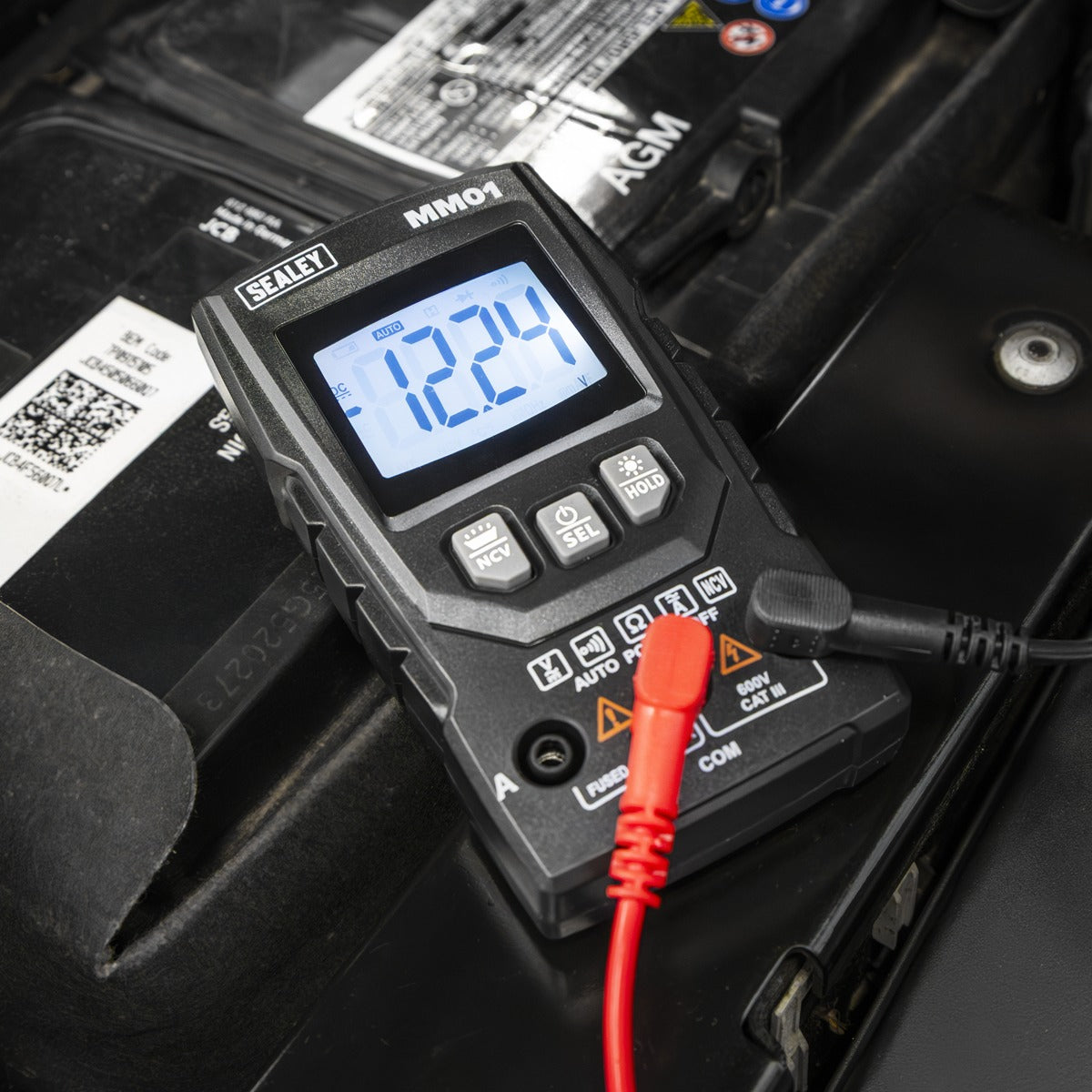 Sealey Auto-Ranging Digital Multimeter 6-Function MM01