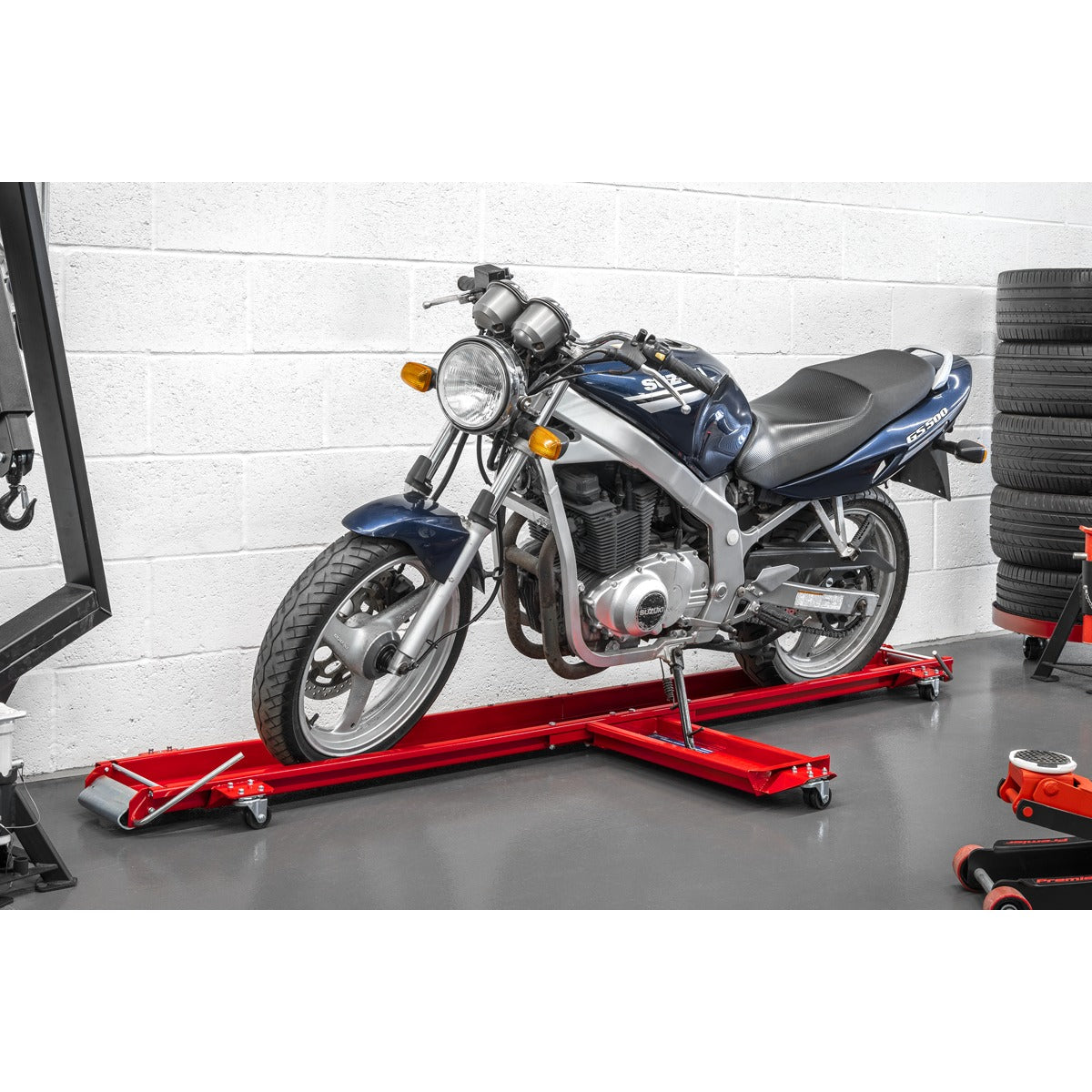 Sealey Long Motorcycle Side Stand Type Dolly MS063L