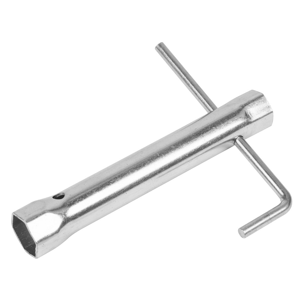 Sealey Long Reach Double End Spark Plug Box Spanner with L-Bar 17/21mm MS158