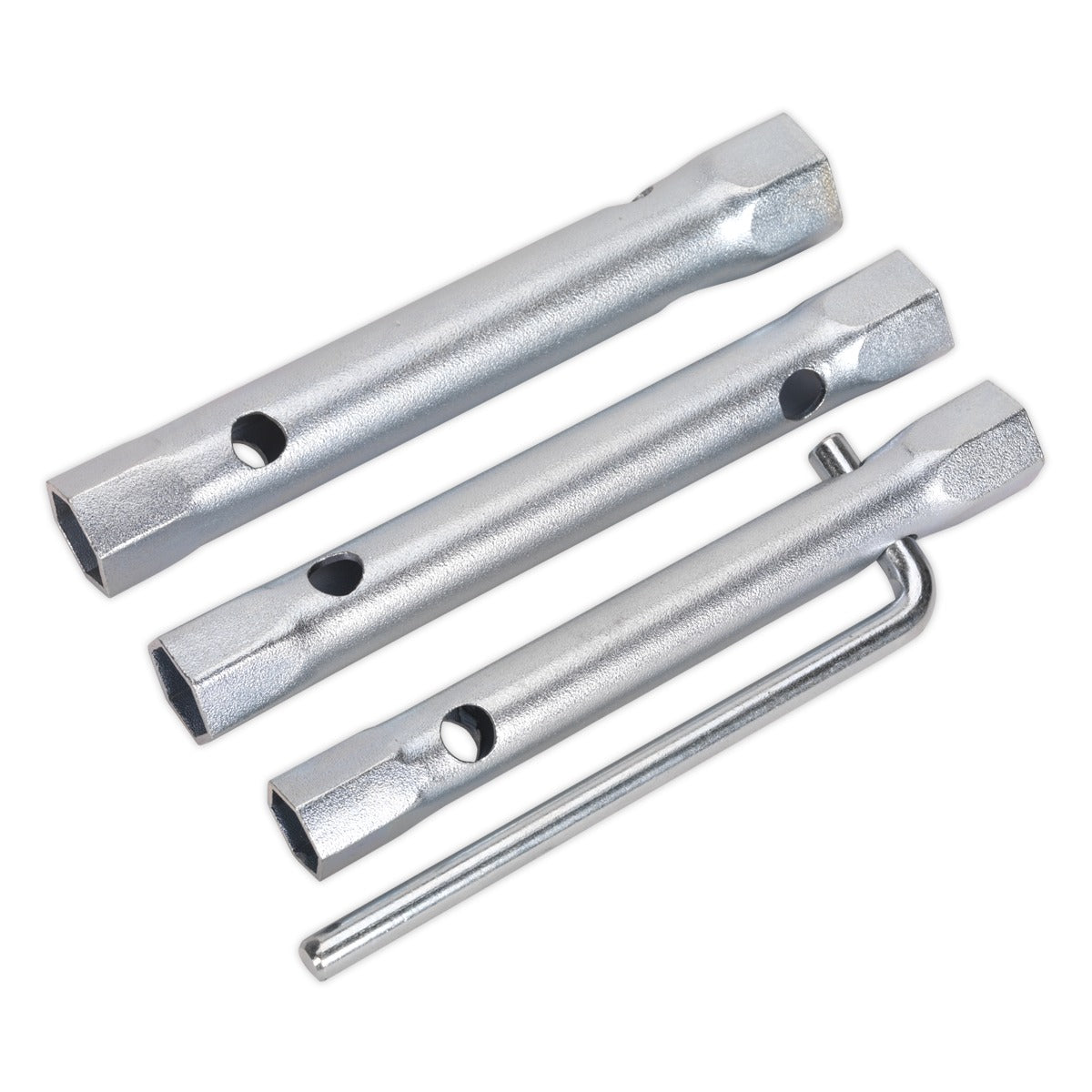 Sealey Long Reach Double End Spark Plug Box Spanner Set 3pc MS165