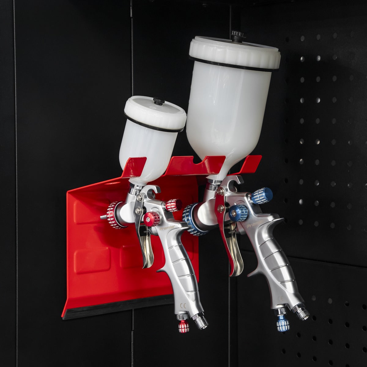 Sealey Magnetic Spray Gun Holder 2 Gun Capacity MSH03