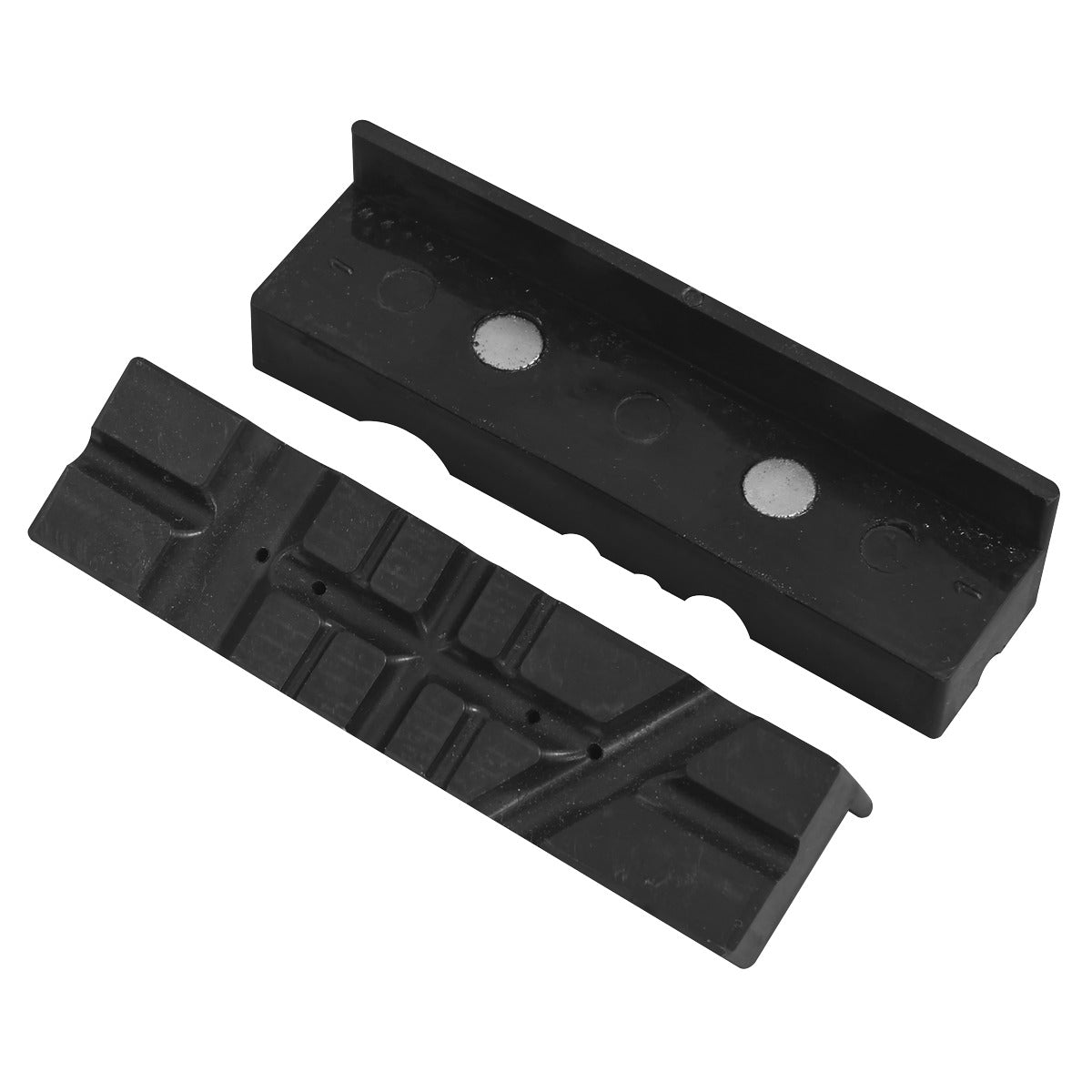 Sealey 100mm Magnetic Soft Grip Vice Jaws MVJ100
