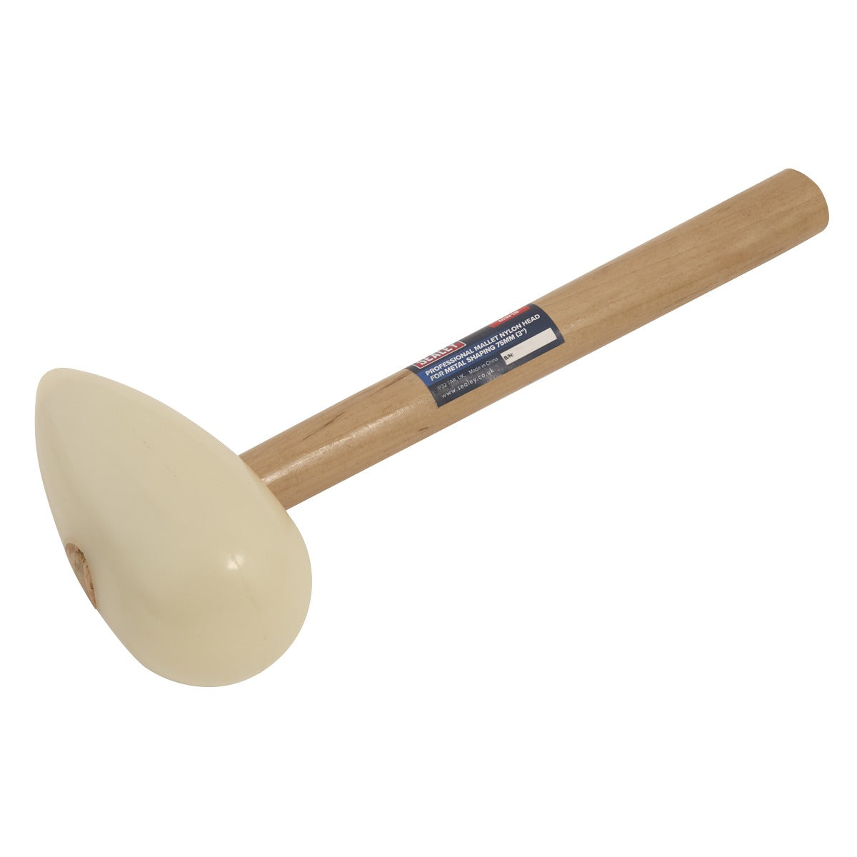 Sealey Professional Mallet Nylon Head for Metal Shaping 75mm (3") MW18