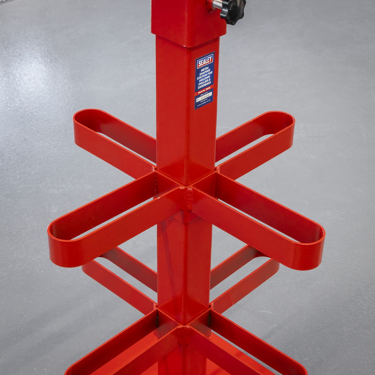 Sealey Metal Shaping Station for holding T-Dollies & Sandbags MW19