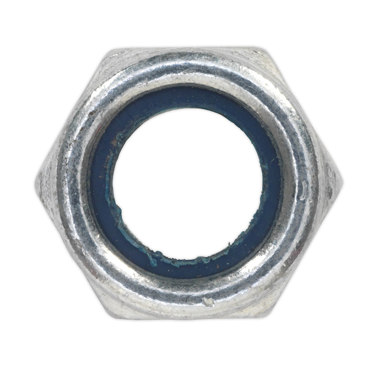Sealey Zinc Plated Nylon Locknut M14, DIN 982 - Pack of 25 NLN14