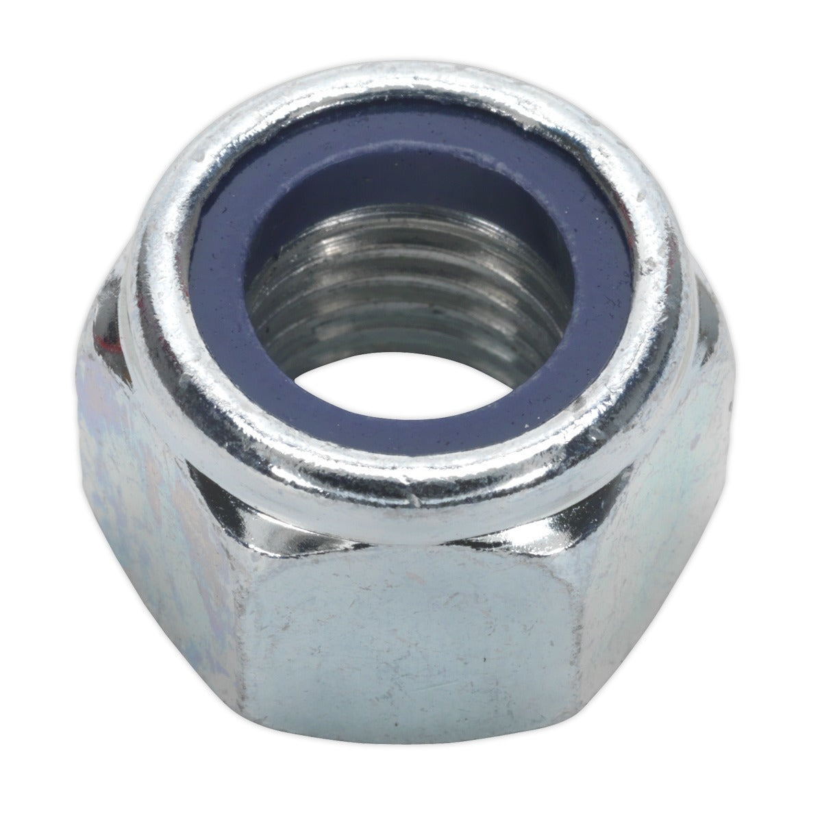 Sealey Zinc Plated Nylon Locknut M16, DIN 982 - Pack of 25 NLN16