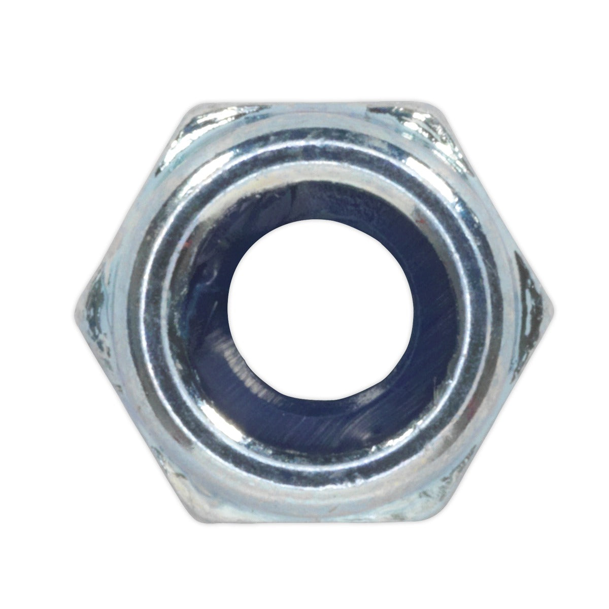 Sealey Zinc Plated Nylon Locknut M5, DIN 982 - Pack of 100 NLN5