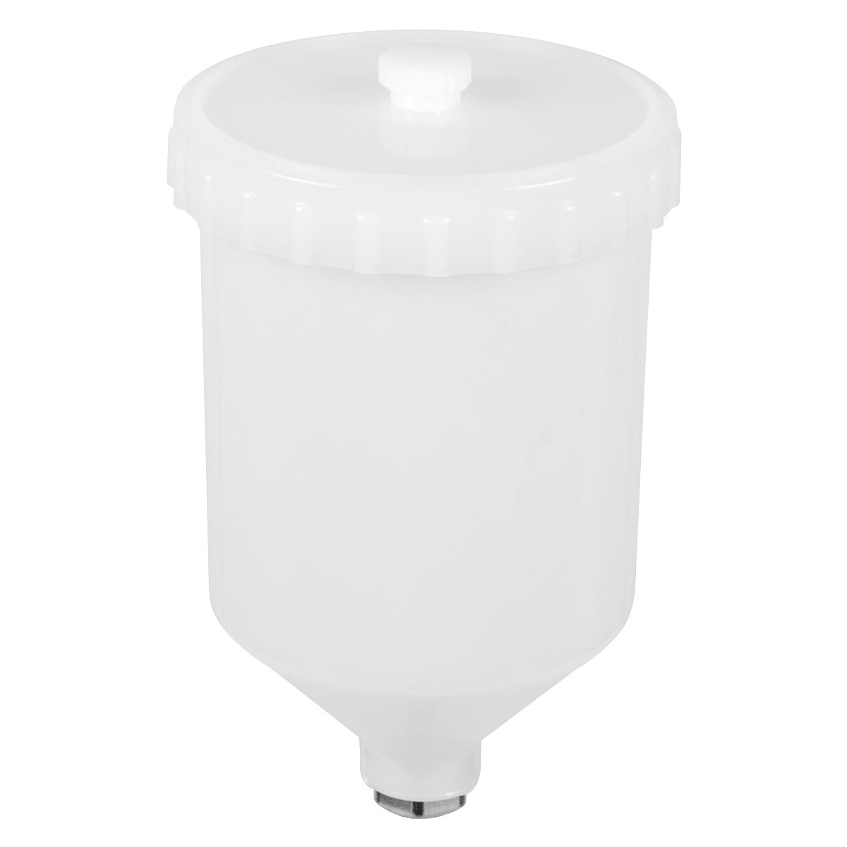 Sealey Paint Spray Gun Pot with Brass Fitting 600ml - White PC01