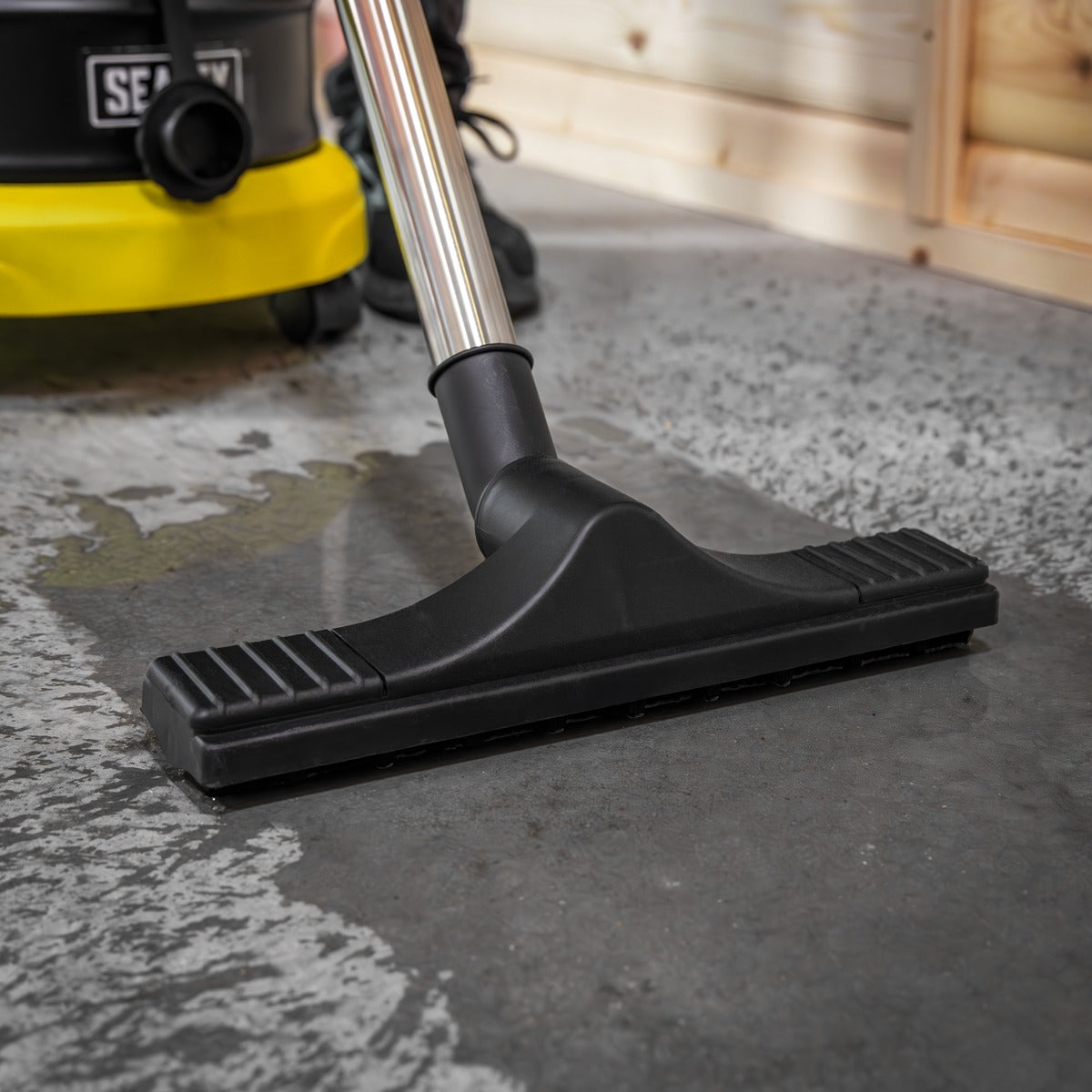 Sealey BuilderVac Wet & Dry Vacuum Cleaner 15L Stainless Steel Drum M Class Filtration 110V PC150BV110V
