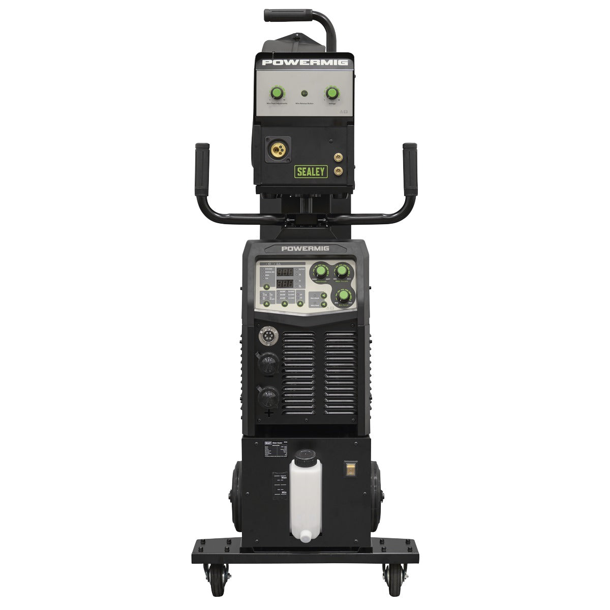 Sealey 500A Professional Gas/Gasless MIG/TIG/MMA Inverter Welder with Portable Wire Feeder & Water Cooler 400V 3ph POWERMIG500Wi