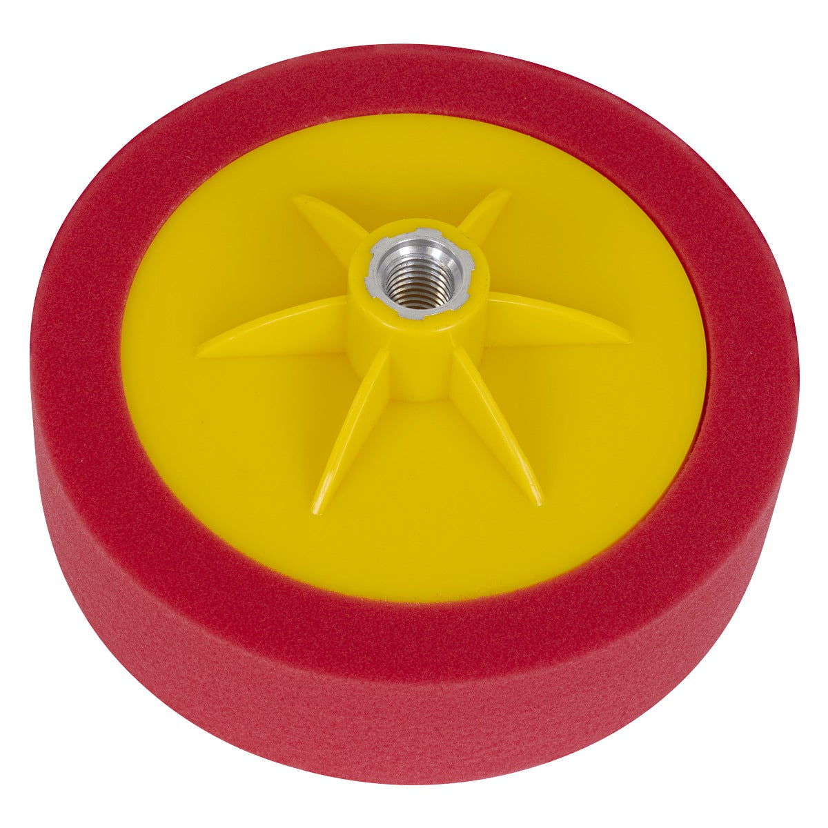 Sealey 150 x 50mm Buffing & Polishing Foam Head M14 x 2mm - Red/Ultra-Soft PTC/CH/M14-R