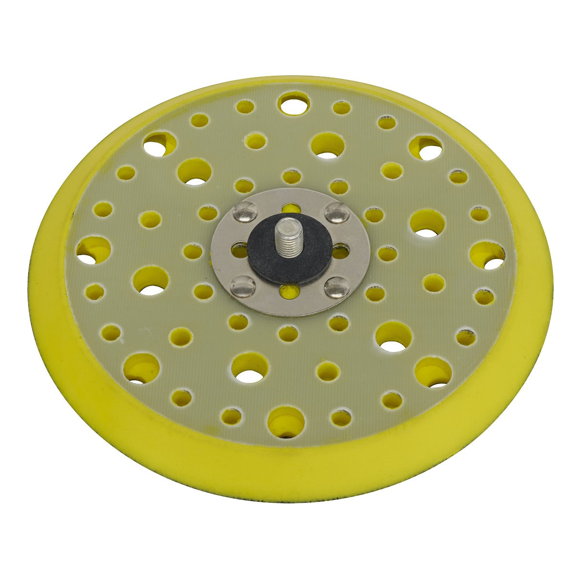 Sealey 150mm DA Dust-Free Multi-Hole Backing Pad for Hook-and-Loop Discs 5/16"UNF PTC150MH