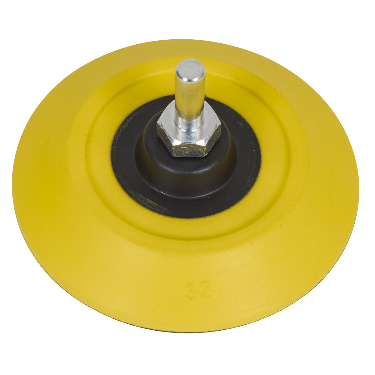 Sealey 75mm Hook-and-Loop Backing Pad on 6mm Shaft PTC75HLM