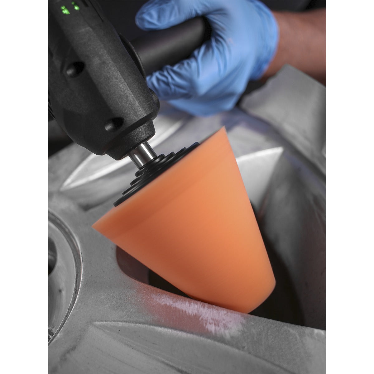 Sealey Buffing & Polishing Foam Cone - Orange/Firm PTCCHC85O