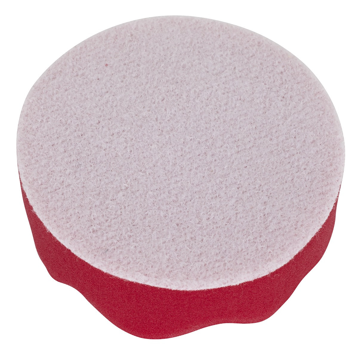Sealey Hook-and-Loop Buffing & Polishing Foam Head 80 x 25mm - Red/Ultra-Soft PTCCHW80R