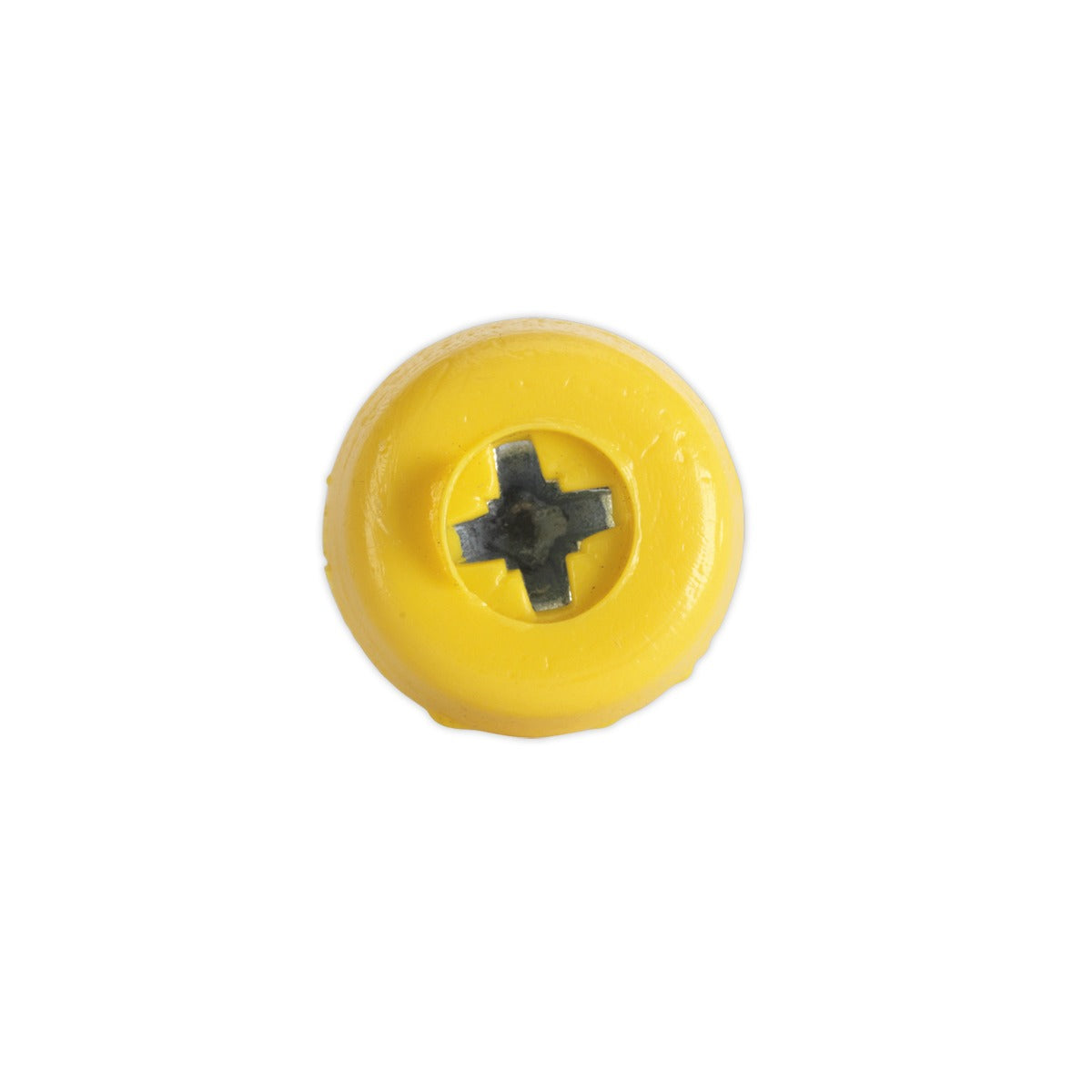 Sealey Numberplate Screw with Plastic Enclosed Head 4.8 x 24mm, Yellow - Pack of 50 PTNP6