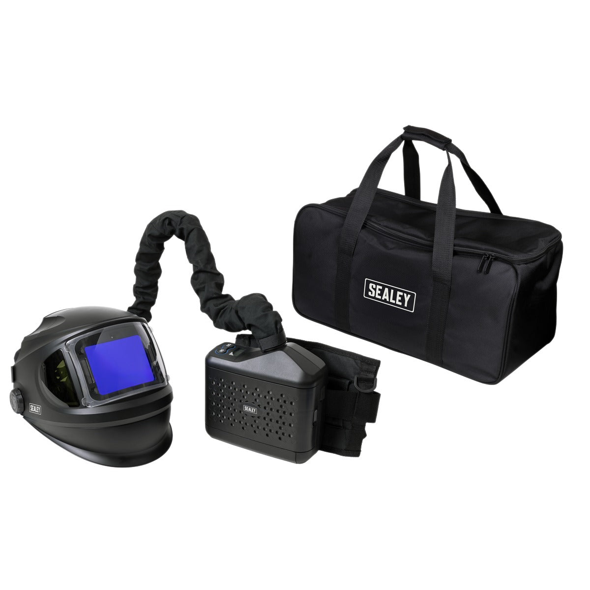 Sealey Auto Darkening Welding Helmet with TH3 Powered Air Purifying Respirator (PAPR) PWH618