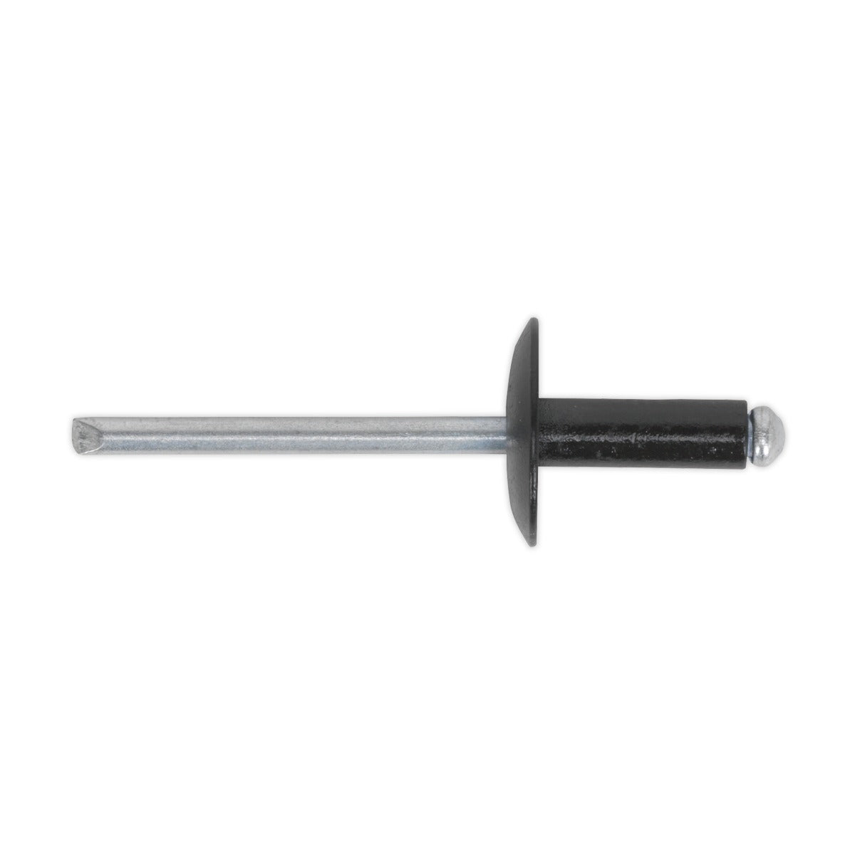 Sealey Aluminium Large Flange Rivet 3.2 x 10mm, Black - Pack of 200 RAB3210L