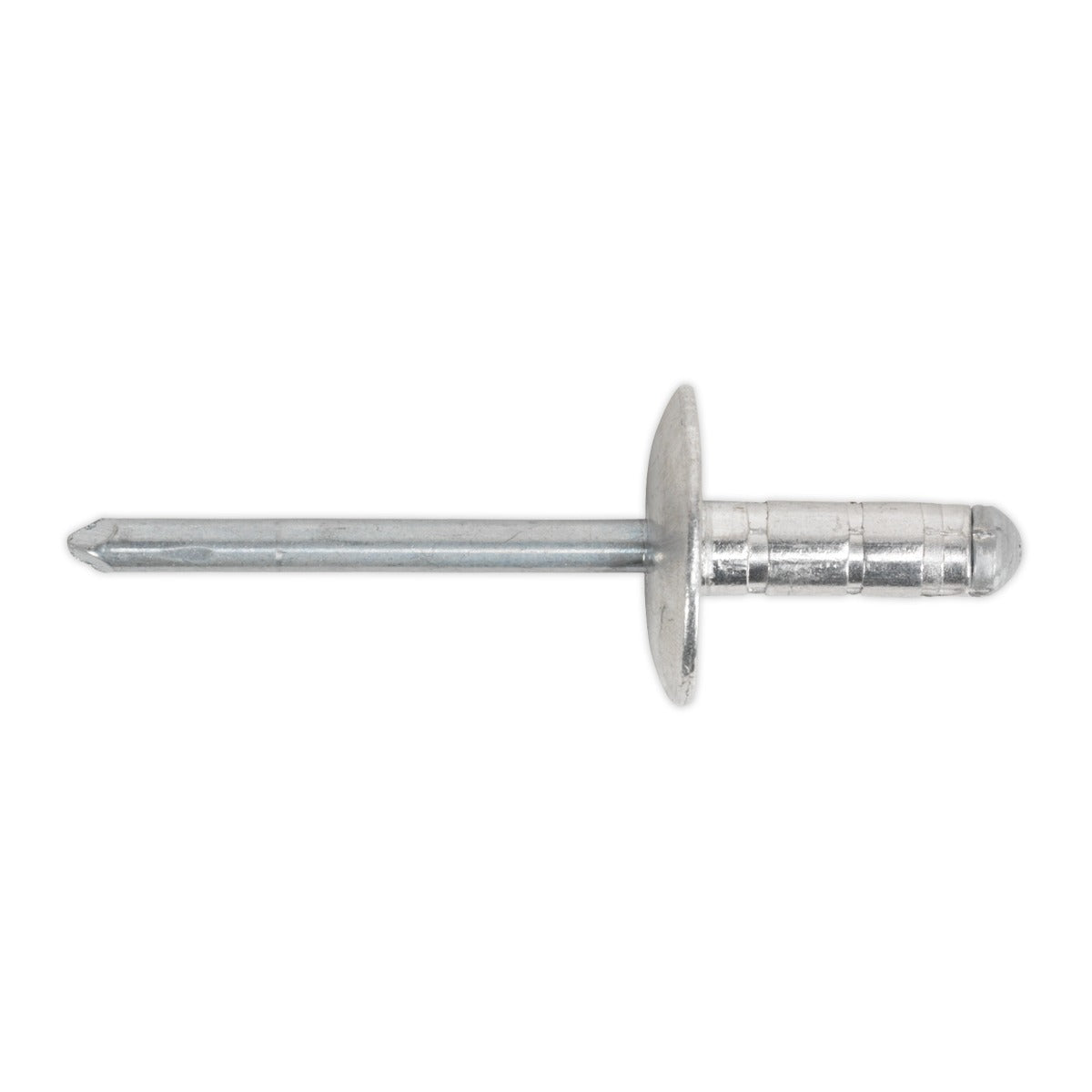 Sealey Aluminium Multi-Grip Large Flange Rivet 4.8 x 19mm - Pack of 200 RM4819L