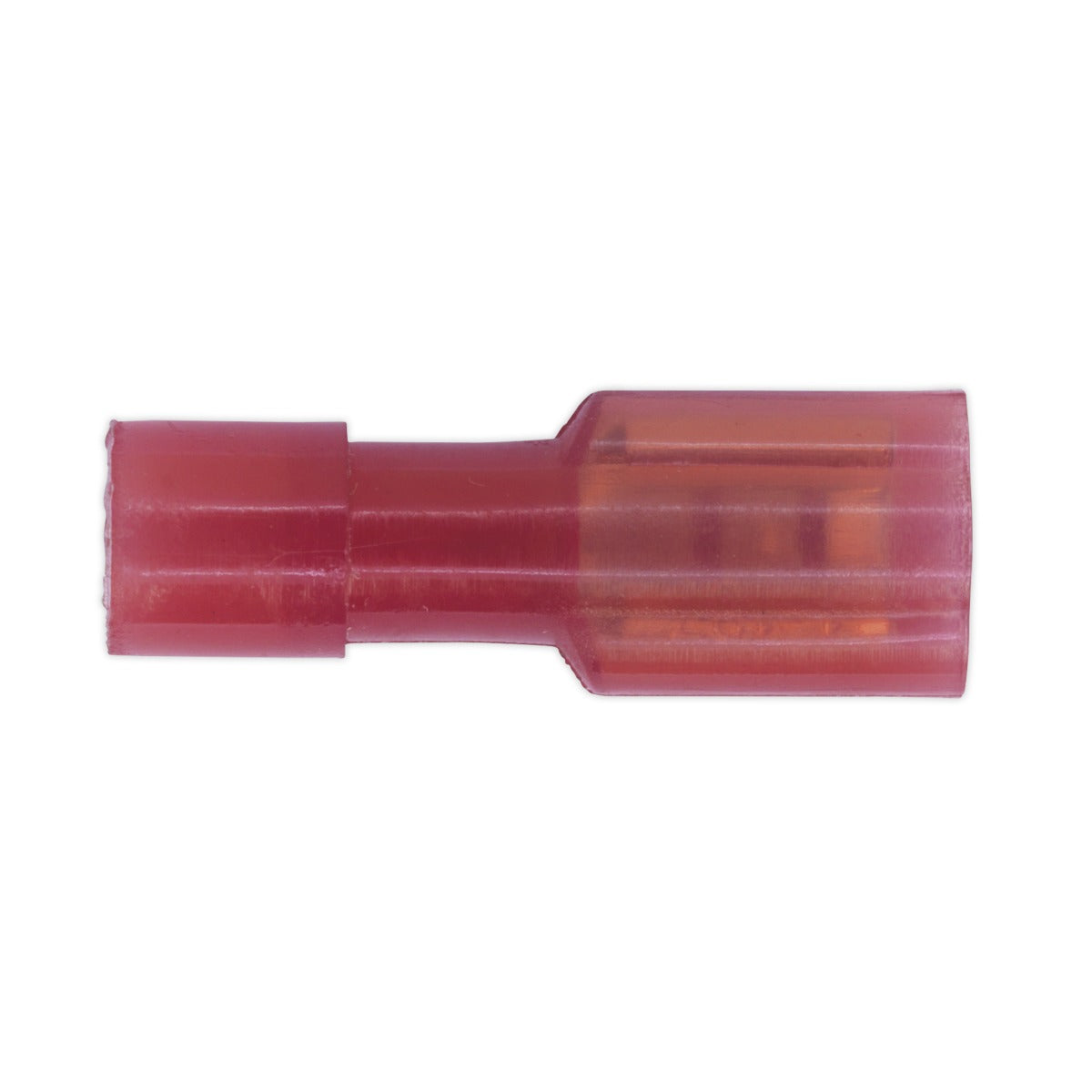 Sealey Fully Insulated Female Terminal 4.7mm, Red - Pack of 100 RT30