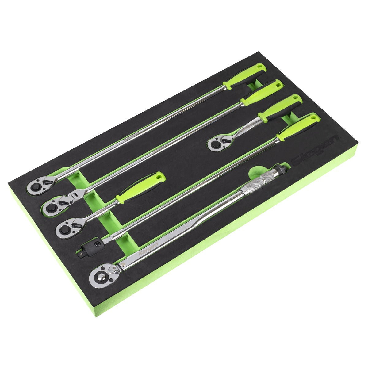 Sealey Siegen Ratchet Wrench, Breaker Bar & Torque Wrench Set 1/2"Sq Drive 6pc S01326
