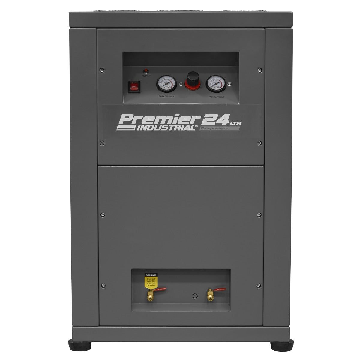Sealey Oil Free Low Noise Air Compressor 24L Direct Drive 3hp SAC01VLN