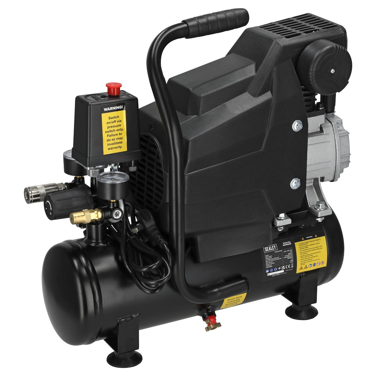 Sealey 6L Direct Drive Air Compressor 2hp SAC0620A