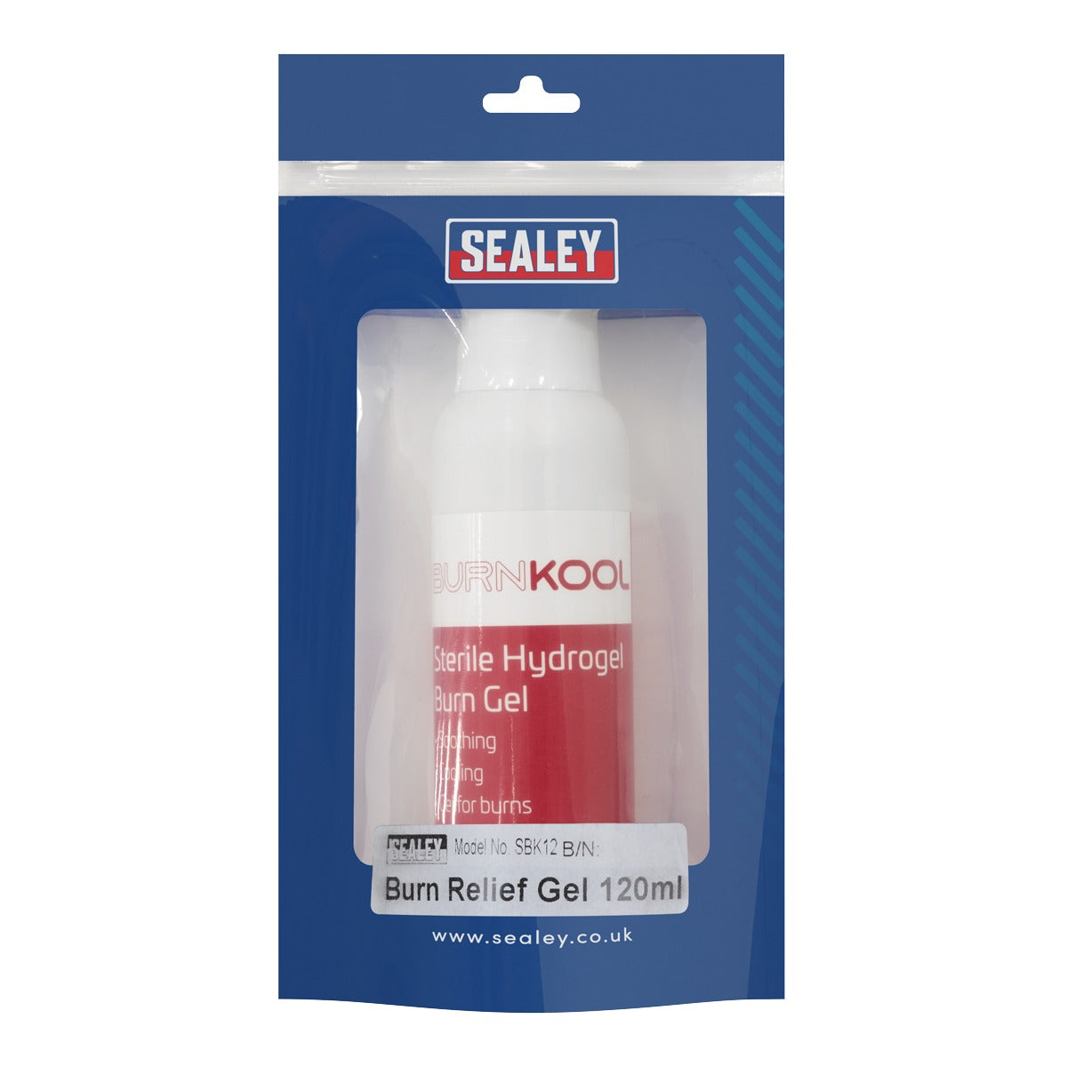 Sealey Burn Relief Gel 120ml SBK12