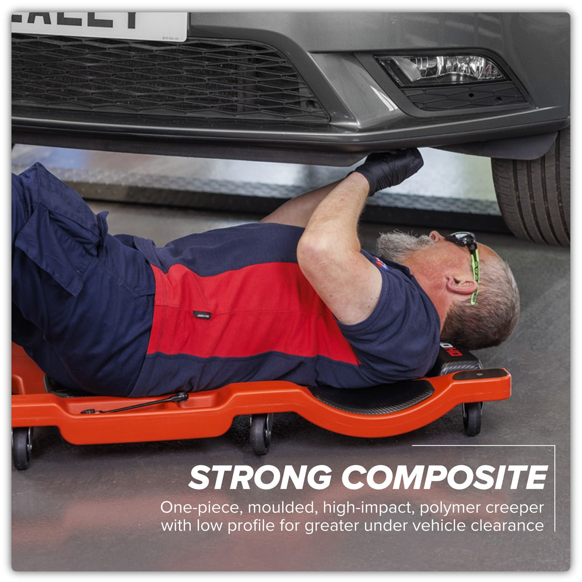 Sealey Composite Padded Creeper with 6 Wheels SCR80HD