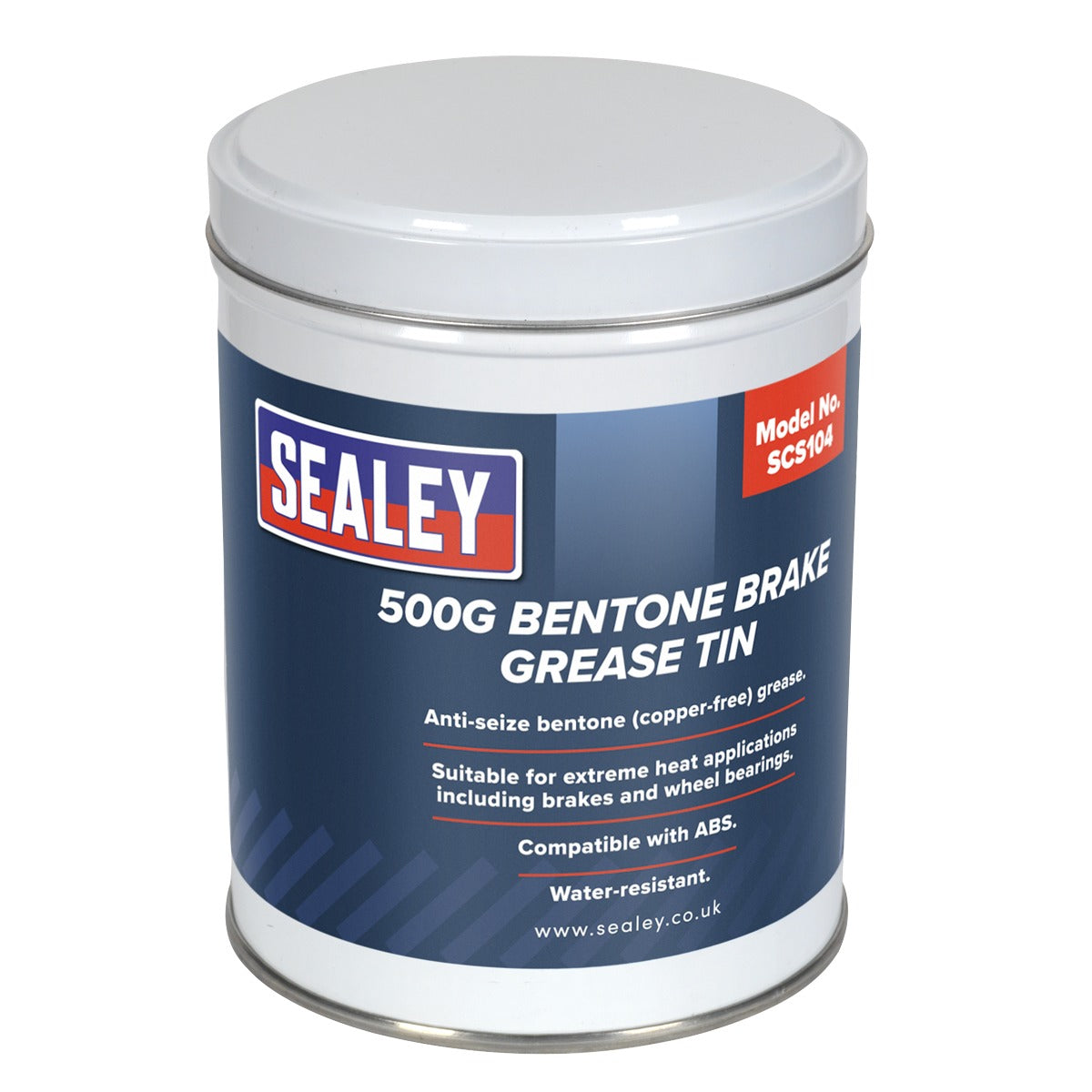 Sealey Bentone Brake Grease Tin 500g SCS104