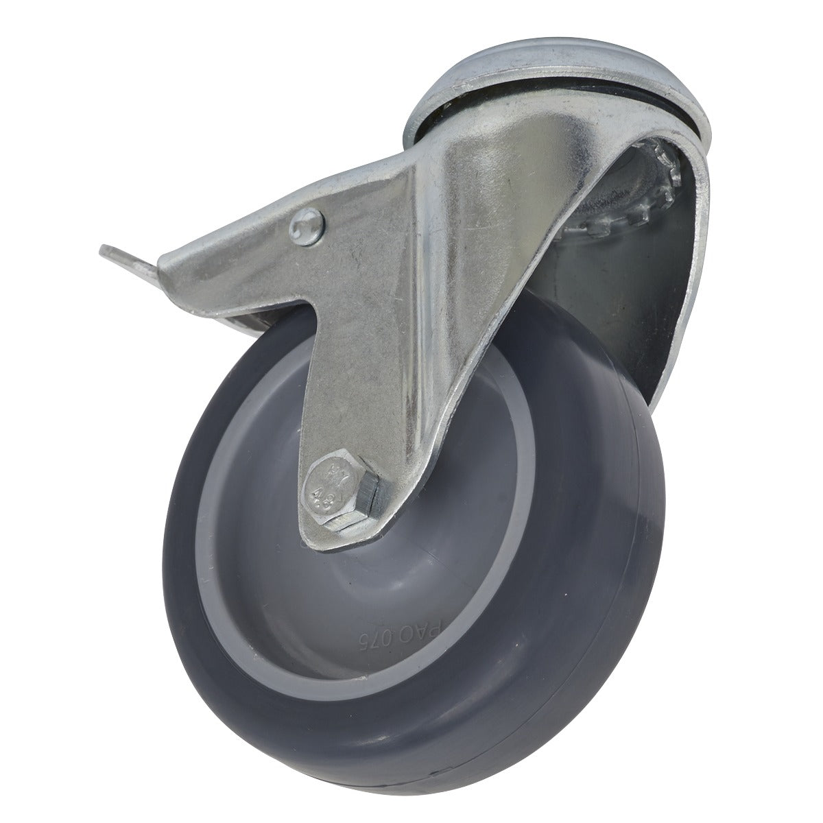 Sealey 75mm Castor Wheel with Swivel Bolt Hole & Total Lock SCW275SBL